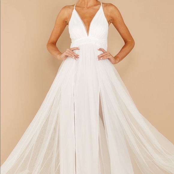 Red Dress Boutique Dresses & Skirts - NWOT White Maxi Dress